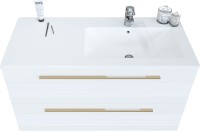 Тумба с раковиной Sanvit Соната 2-100 R 2 ящика, белая