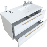 Тумба с раковиной Sanvit Соната 2-100 R 2 ящика, белая