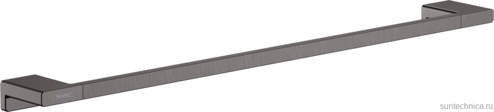 Полотенцедержатель Hansgrohe AddStoris 41747340 шлифованный черный хром