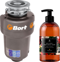 Измельчитель отходов Bort Titan Max Power + жидкое мыло