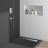 Душевой трап (лоток) Vincea Say Optima SAY.601.80.P.BLOK 80 см, хром