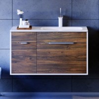 Мебель для ванной комнаты Aqwella 5 stars Malaga 90 R крафт темный