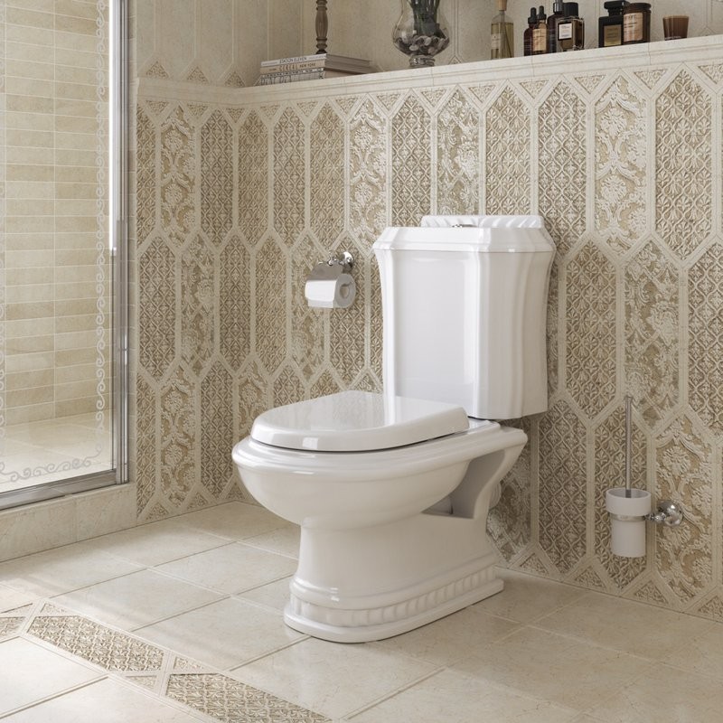 Унитаз-компакт напольный Cezares King palace крышка CZR-6045-SC с микролифтом