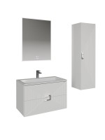 Тумба под раковину без столешницы Grossman Луксор 60 матовая белая