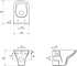Комплект Унитаз подвесной Cersanit Carina XL Clean On DPL EO slim + Система инсталляции 3 в 1 с кнопкой смыва