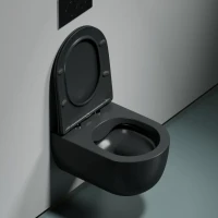 Унитаз подвесной Ceramicanova Modena Rimless CN6063MDH темный антрацит матовый