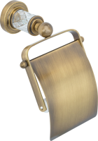 Держатель туалетной бумаги Boheme Murano Cristal 10901-CRST-BR бронза