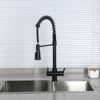 Смеситель для кухни Gappo G4398-66 с гибким изливом, черный
