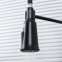 Смеситель для кухни Gappo G4398-66 с гибким изливом, черный