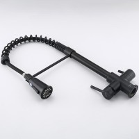 Смеситель для кухни Gappo G4398-66 с гибким изливом, черный