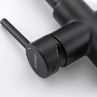 Смеситель для кухни Gappo G4398-66 с гибким изливом, черный