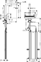 Смеситель для кухни Hansgrohe Aquno Select M81 Aquno Select M81 73830000 хром