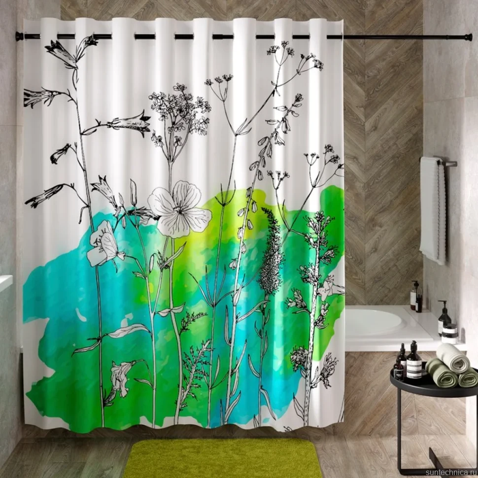 Штора для ванной Wasserkraft Dill SC-39103