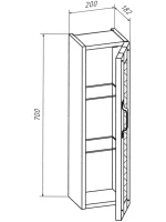 Зеркало Бриклаер Лофт 85 Зеркало Бриклаер Лофт 85