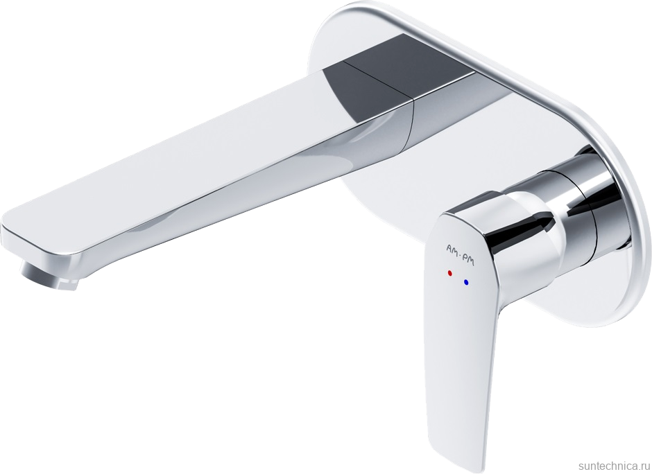 Смеситель для раковины AM.PM Gem F90A72200 С ВНУТРЕННЕЙ ЧАСТЬЮ, хром