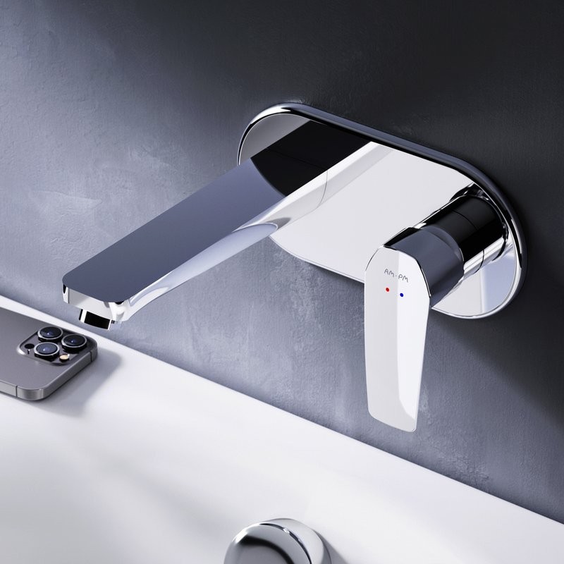 Смеситель для раковины AM.PM Gem F90A72200 С ВНУТРЕННЕЙ ЧАСТЬЮ, хром