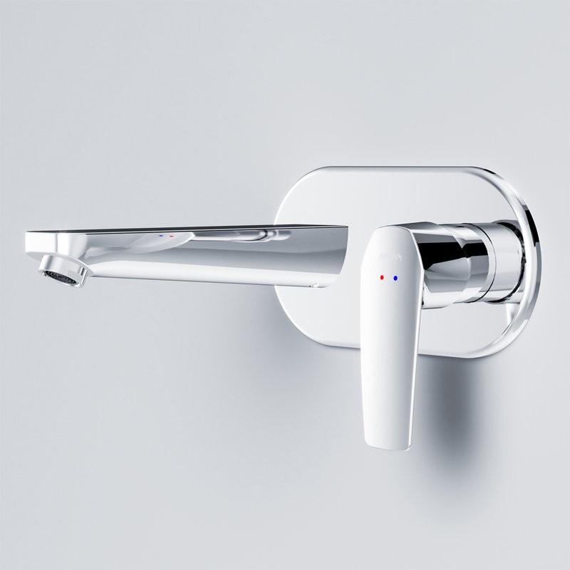 Смеситель для раковины AM.PM Gem F90A72200 С ВНУТРЕННЕЙ ЧАСТЬЮ, хром