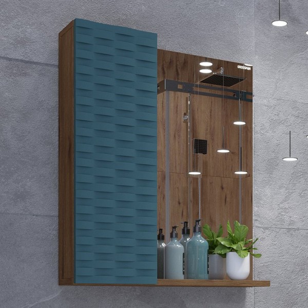 Зеркало Grossman Alba 65 веллингтон, бриз