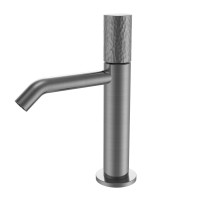 Смеситель для раковины Vincea Аура VBF-6AU1GM вороненая сталь