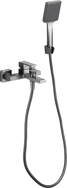 Смеситель для ванны с душем BELZ B60613-3 вороненая сталь