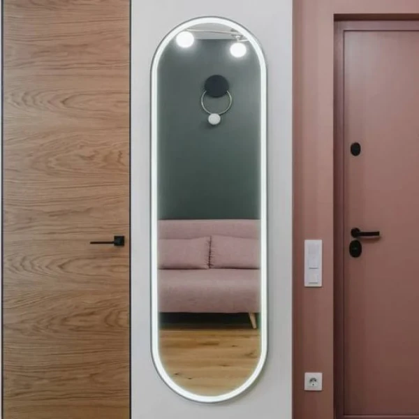 Зеркало Art&Max Capri 45х150 с LED-подсветкой, 6000К