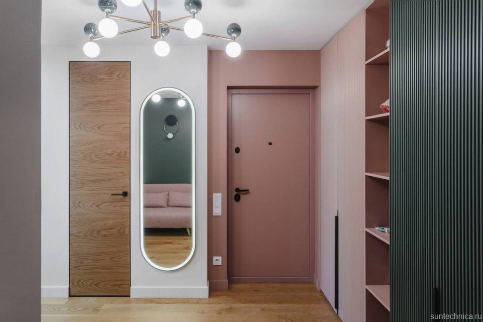 Зеркало Art&Max Capri 45х150 с LED-подсветкой, 6000К