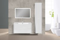 Мебель для ванной комнаты Vincea Paola 100 белая глянцевая