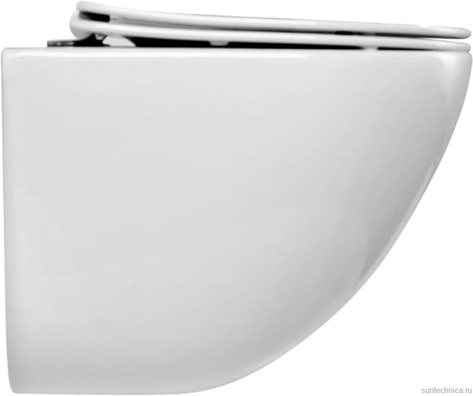 Комплект Унитаз подвесной BelBagno Amanda BB051CHR безободковый, крышка BB051SC, инсталляция BB002-80 с кнопкой BB005-PR-CHROME