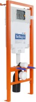 Комплект Унитаз подвесной BelBagno Amanda BB051CHR безободковый, крышка BB051SC, инсталляция BB002-80 с кнопкой BB005-PR-CHROME