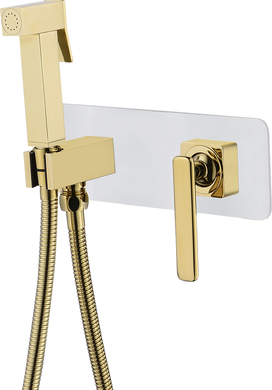Гигиенический душ Lemark Mista LM6419WG со смесителем, С ВНУТРЕННЕЙ ЧАСТЬЮ