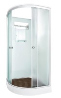 Душевая кабина DTO D09 90х90, профиль хром, стекло матовое