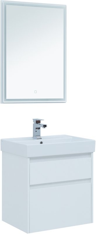 Тумба с раковиной Aquanet Nova Lite 60 2 ящика