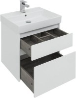 Тумба с раковиной Aquanet Nova Lite 60 2 ящика