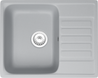 Мойка кухонная Domaci Савона QB 600 платина Мойка кухонная Domaci Савона QB 600 платина
