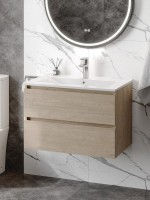 Тумба с раковиной Teymi Laina 75 светлый дуб Тумба с раковиной Teymi Laina 75 светлый дуб
