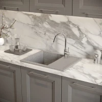Мойка кухонная Domaci Болонья М-151-006 светло-серая Мойка кухонная Domaci Болонья М-151-006 светло-серая