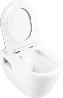 Комплект Унитаз подвесной BelBagno Loto BB070CHR/SC безободковый + Крепления Geberit Duofix 111.815.00.1 к стене + Звукоизоляция + Инсталляция UP 320 111.300.00.5 + Кнопка Sigma 01 115.770.21.5 хром