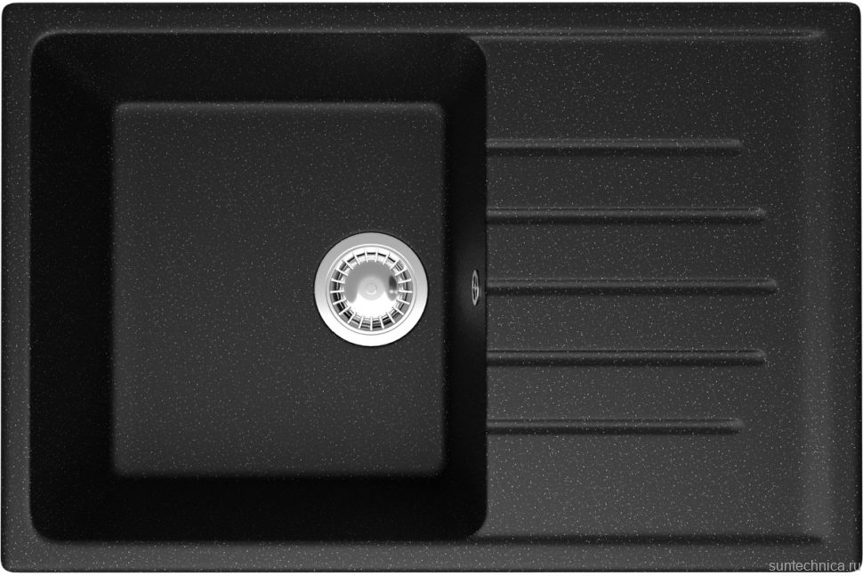 Мойка кухонная Domaci Болонья М-16-002 черная