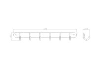 Крючок Wonzon & Woghand WW-9384-6 хром