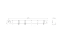 Крючок Wonzon & Woghand WW-9384-6 хром Крючок Wonzon & Woghand WW-9384-6 хром