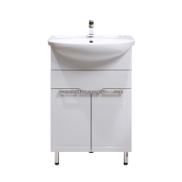 Тумба с раковиной Alavann Vittoria 60 напольная, белая