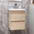 Мебель для ванной Art&Max Family 40, подвесная, Pino Bianco