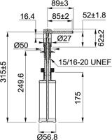 Дозатор для кухонной мойки Franke Comfort 119.0584.065 хром
