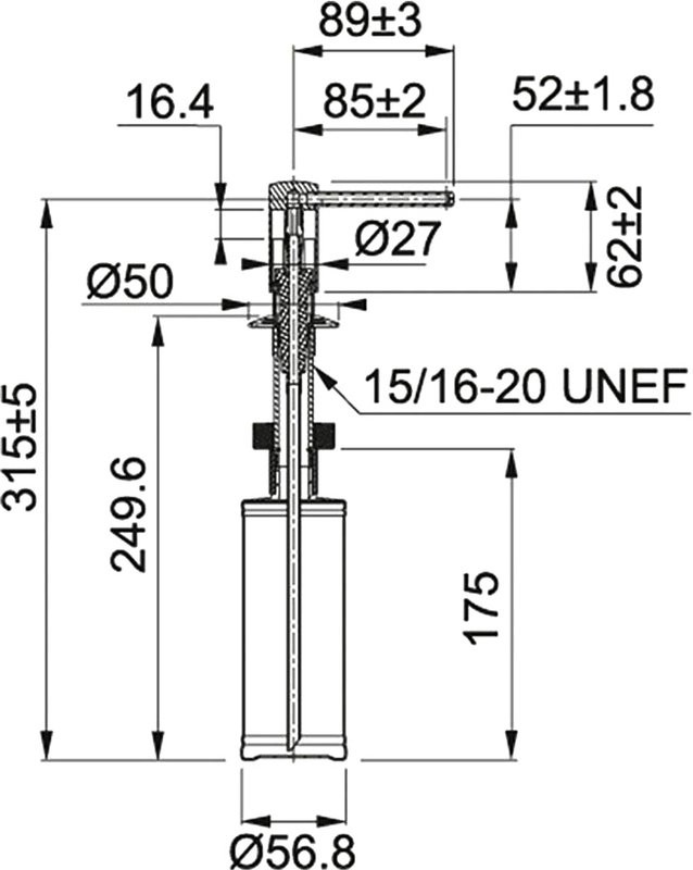 Дозатор для кухонной мойки Franke Comfort 119.0584.065 хром