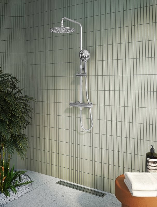 Душевая стойка VitrA AquaHeat A47201EXP хром