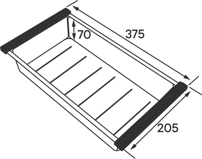 Комплект Мойка Paulmark Stepia PM114651-AN+A375-BS с коландером, антрацит + Измельчитель Bone Crusher BC 910-SL-Slim Line