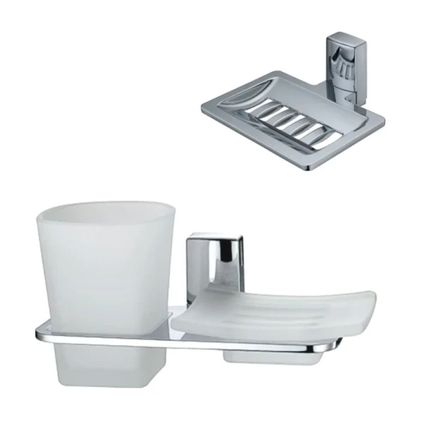 Набор Стакан Wasserkraft Leine K-5026 + Мыльница K-5069