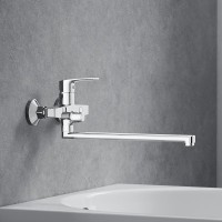 Смеситель с длинным изливом для ванны Damixa Eclipse 489000000 хром Смеситель с длинным изливом для ванны Damixa Eclipse 489000000 хром