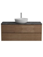 Тумба с раковиной BelBagno Kraft 120 со столешницей, 2 ящика, rrovere tabacco