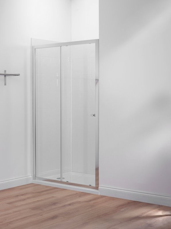 Душевая дверь в нишу Jacob Delafon Serenity 120 профиль хром